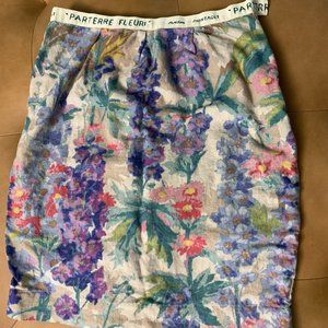 Anthropologie floral pencil skirt